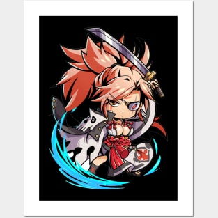 Baiken Guilty Gear Posters and Art